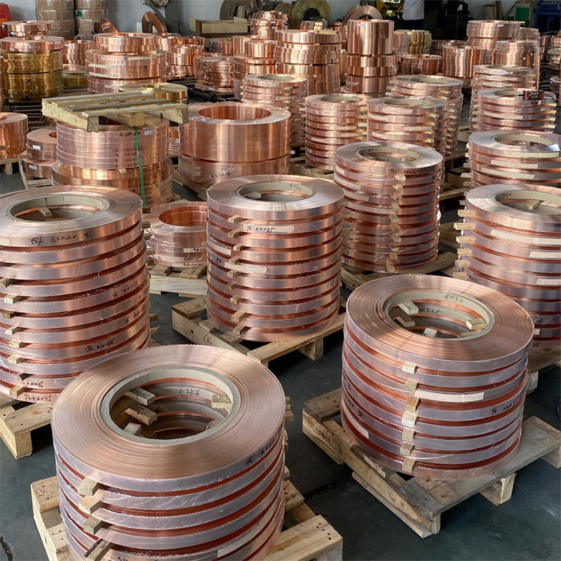 供应铜带镀锡紫铜带多规格各类铜带铜板供应厂家紫金属加工材