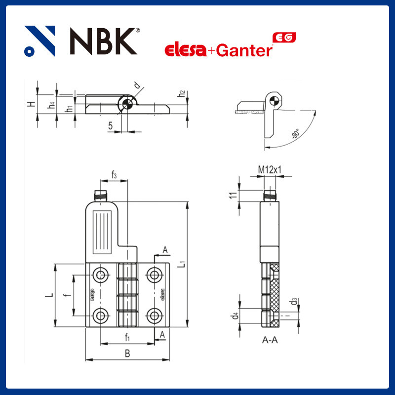 nbkelesacfsq-c-a-s-ea带内置安全开关铰链超级高科技聚合体