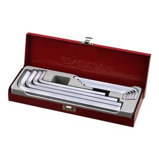 e1582 endura 力易得10组公制加长平头内六角扳手件套套 1.5 10mm