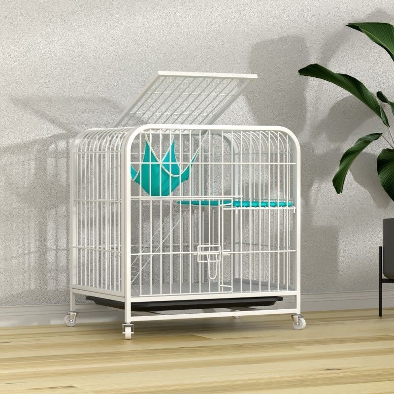 方管室内带厕所一体猫舍猫屋猫别墅超大自由空间加固猫笼家用笼具