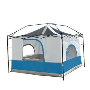 户外露营帐篷户外搭客廳帳折叠炊事帳含內掛帳山地野营遮阳速用品