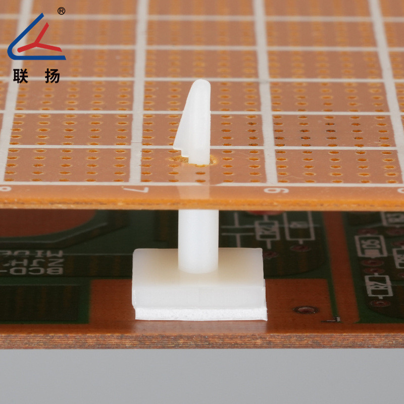 联扬ash粘式隔离柱尼龙垫柱飞机头间隔柱pc板背胶支撑绝缘高柱