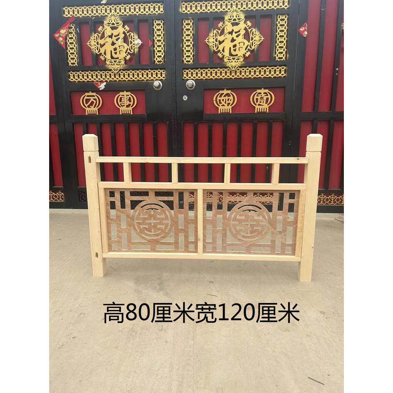 新款婚庆栅栏木质道具新中式路引婚礼布置实木扶手围栏摆件罗马柱