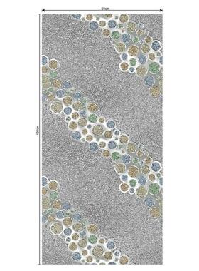 58*120cm欧式静电遮光玻璃贴贴卫生间浴室磨砂窗户改造贴081-105
