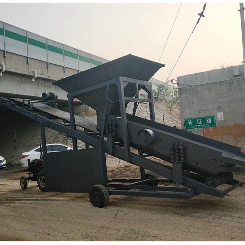 50型振动筛筛沙机多层移动式筛沙机震动筛备厂家批发30振动20