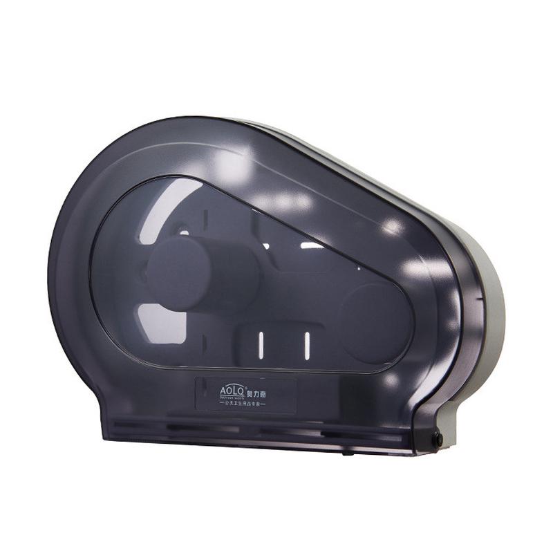 深圳公共卫生间大小卷纸巾盒双厕所盒收纳卷纸挂壁式卷纸架纸抽盒