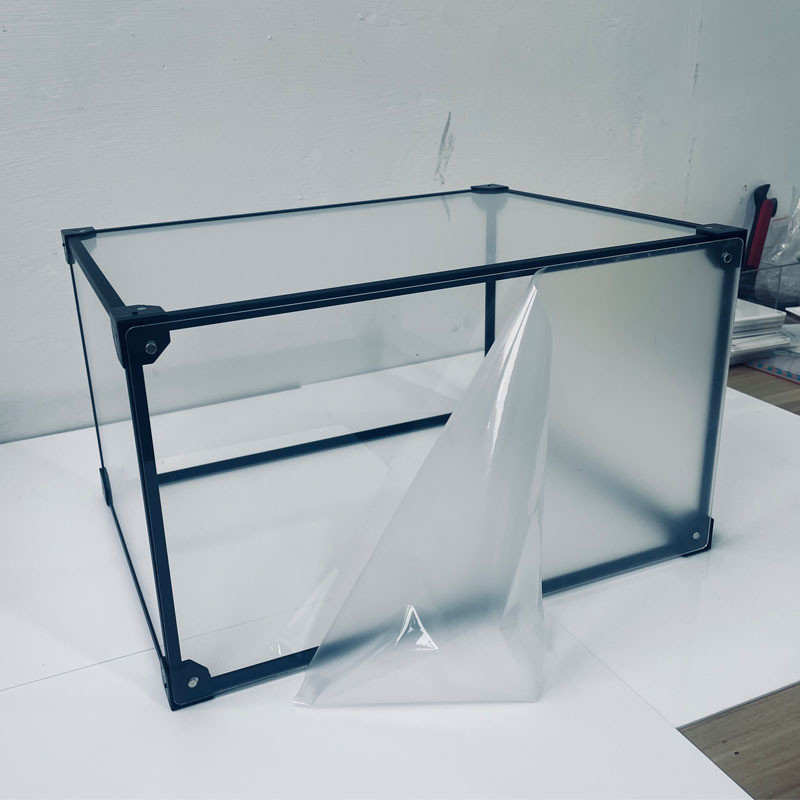 展示柜球鞋定制收纳展示盒铝合金拼装鞋盒定做亚克力叠加磁吸大号