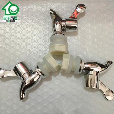 包邮泡酒瓶酒桶配件水嘴塑料水龙头玻璃瓶加厚密封圈高档镀银新款
