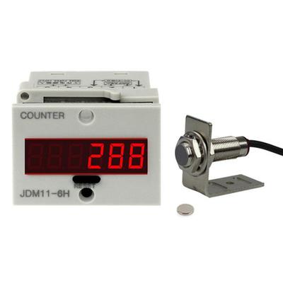 工业累时计时器220V 24V12V通电计时间电子数显设备工作计时长
