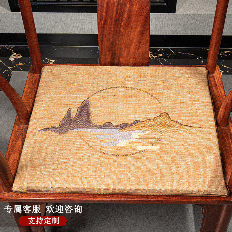 潮流现代椅垫四季通用透气办公室柔软椅子垫夏季冰丝家用凉垫坐垫