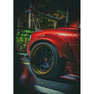 宽体miata nc碳纤维改装 90mm轮眉叶 大包围 热销适用于马自达mx5
