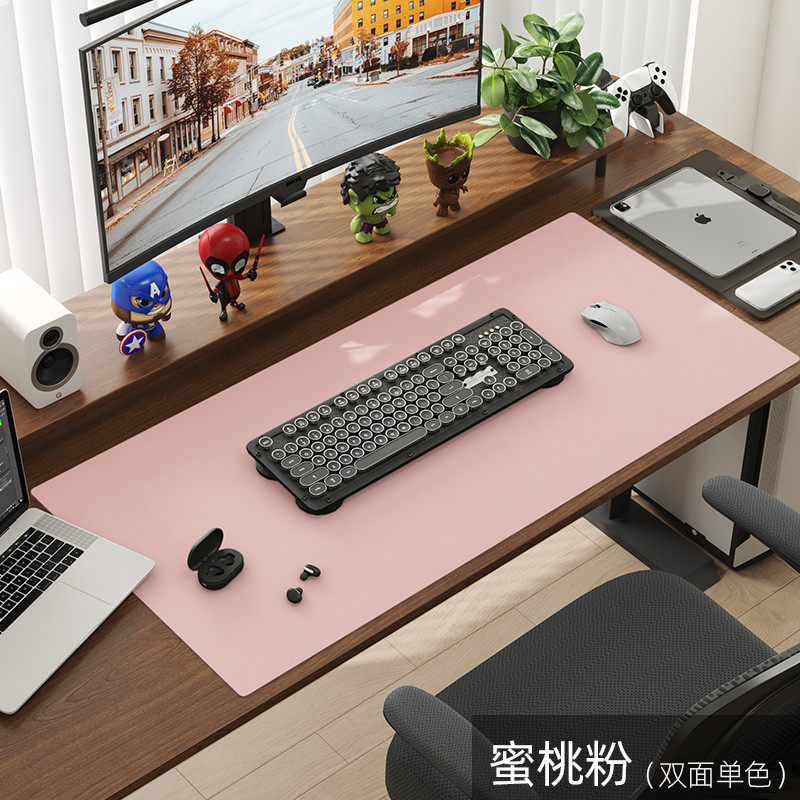 t5lp皮革电脑桌垫鼠标垫老板办公室桌面垫学习写字台桌布垫子书桌