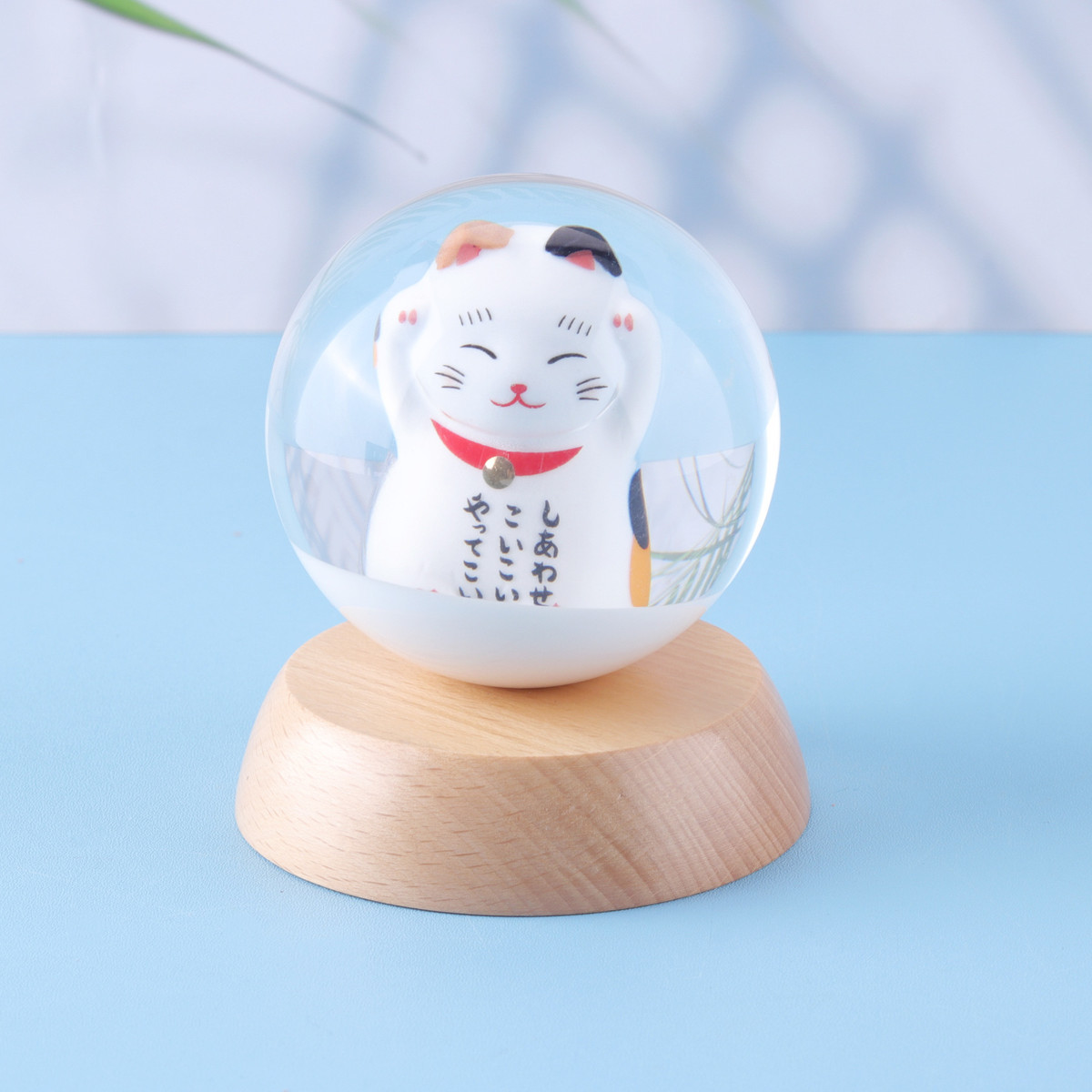 创意树脂工艺品透明水晶球水晶球摆件创意礼品摆件纸镇