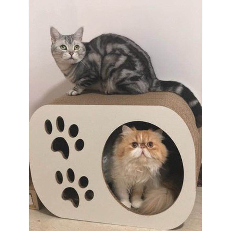 脚印瓦楞纸猫抓板窝猫玩具加厚磨抓猫咪抓板两用型玩具大小号包邮,宠物/宠物食品及用品,猫抓板,淘宝优惠券,粉丝福利购,淘宝优惠卷
