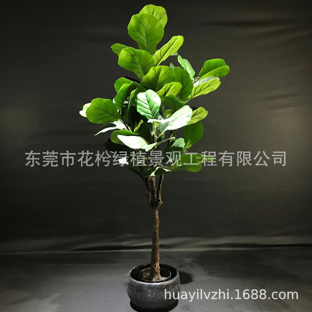 仿真植物盆栽琴叶榕仿真北欧家居客厅摆件绿植办公室批发厂家