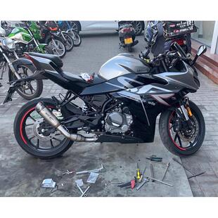 热销适用于春风250sr赛道版改装排气 250nk专用改装全段村吉天蝎