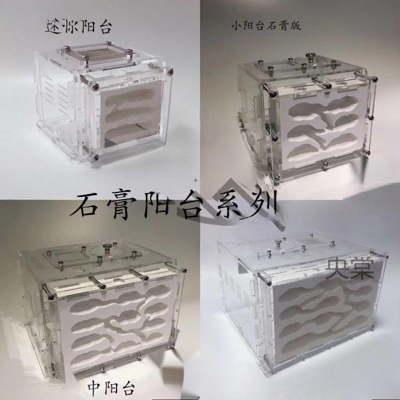 石膏蚁巢巢生亚克力城堡试管宠物生日特硬蚁巢宠物混凝土散装长宽