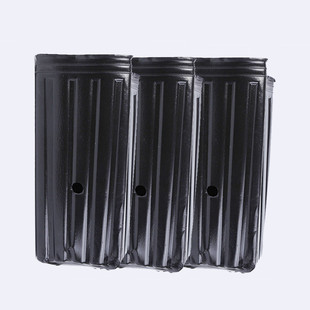 厂家批发脐橙杯柑橘杯细长方形方底加厚育苗黑色营养钵营养杯加高