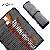 批发笔帘油画笔水粉水彩画笔刷混装 热卖 25支尼龙毛画笔套装