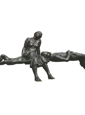 雕塑厂家玻璃钢仿学校物雕塑小区名人小品铜人虎门销烟铸铜雕塑