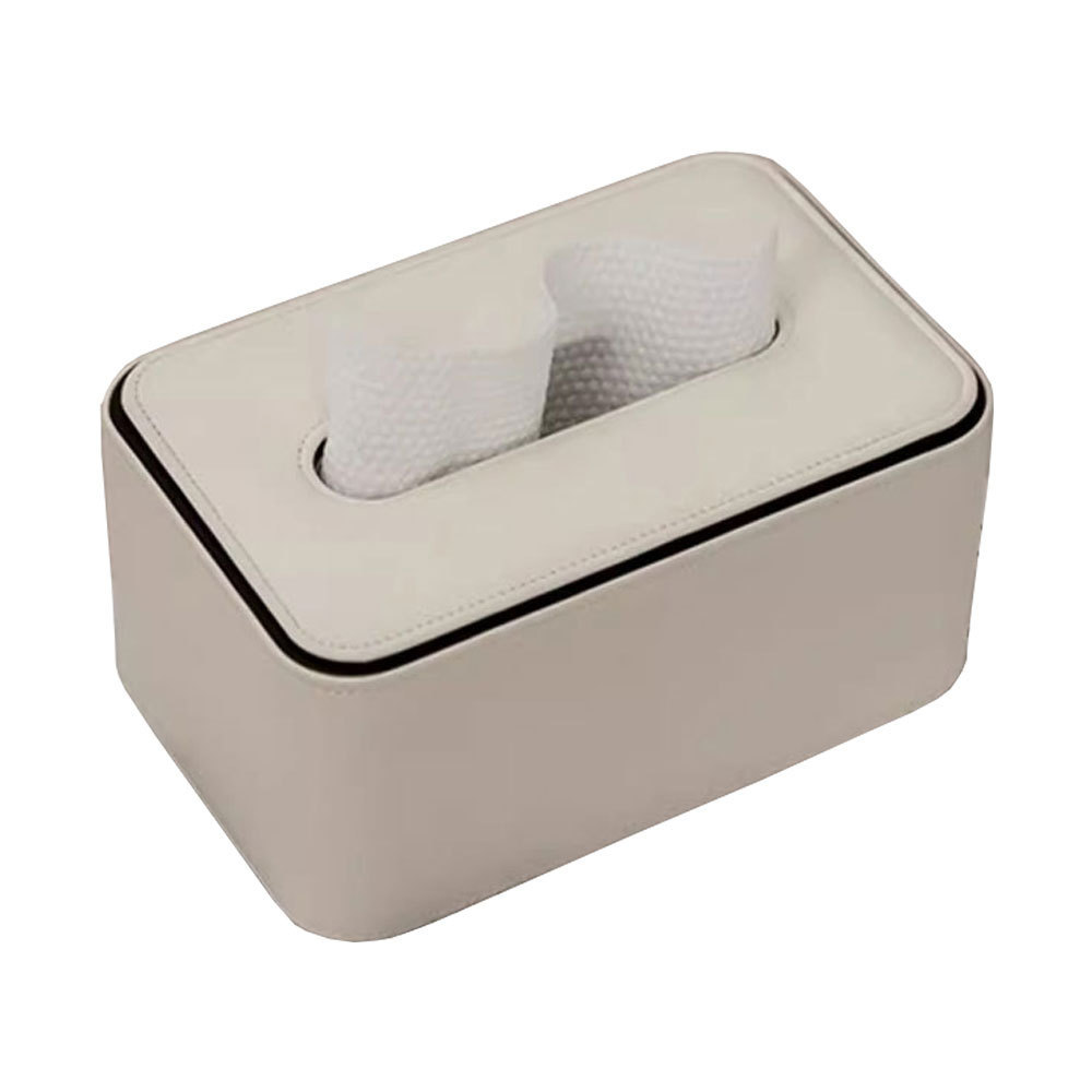 纸巾盒家用客厅高档创意奶油风卧室餐巾纸抽纸盒桌面茶几收纳盒