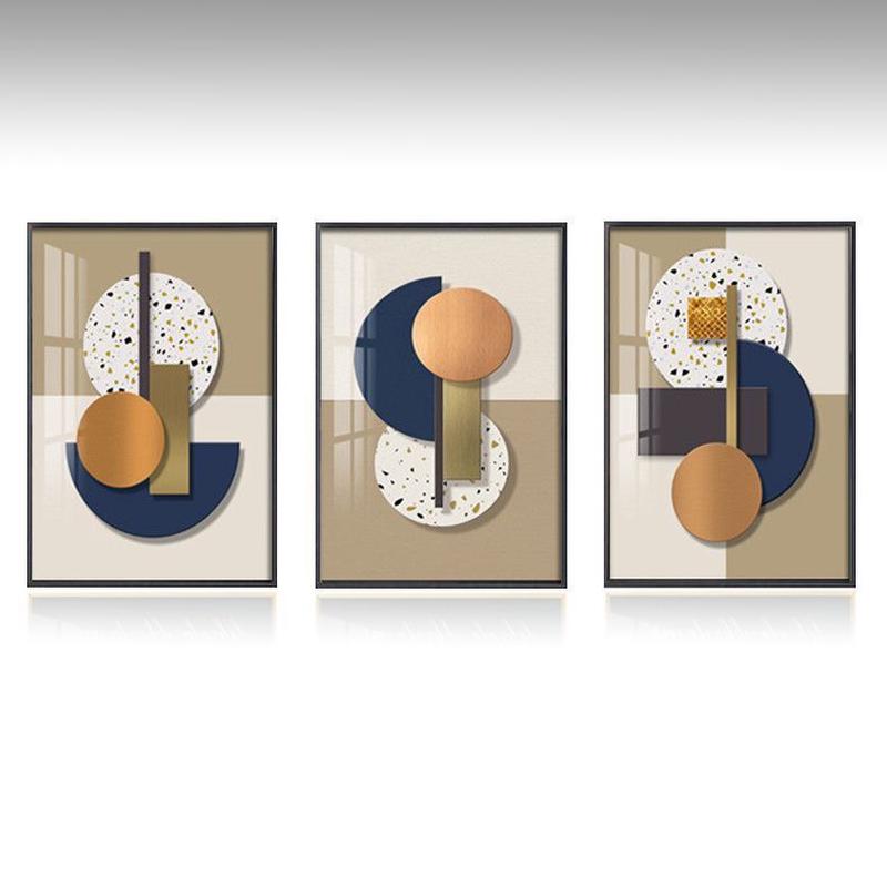 客厅装饰画沙发背景墙挂画现代简约北欧风格创意壁画墙上组合批发
