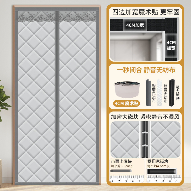 防风帘棉冬季保暖冬天加厚卧室房间家用隔音门帘挡风防寒2024新款