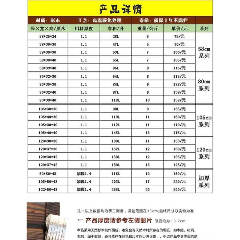 碳化木花箱户外防腐木种植箱花槽长方形实木特大阳台木质种菜花盆