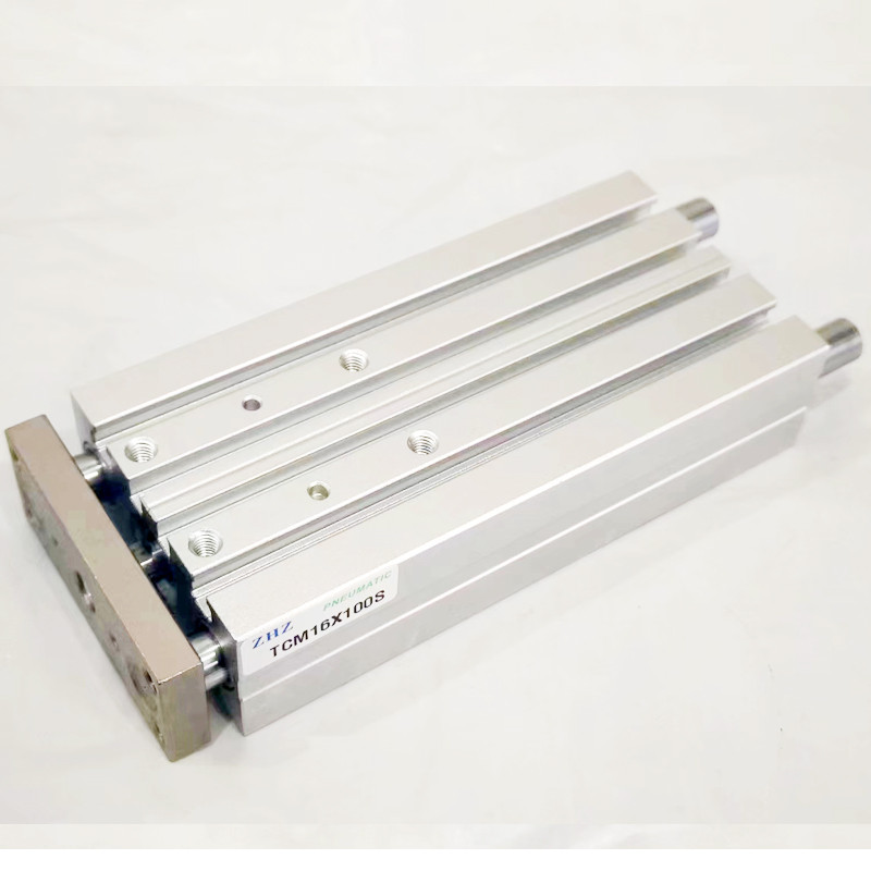 气动三轴三杆带导杆气缸TCM/TCL20X25X50X75X100X125X150X200X300