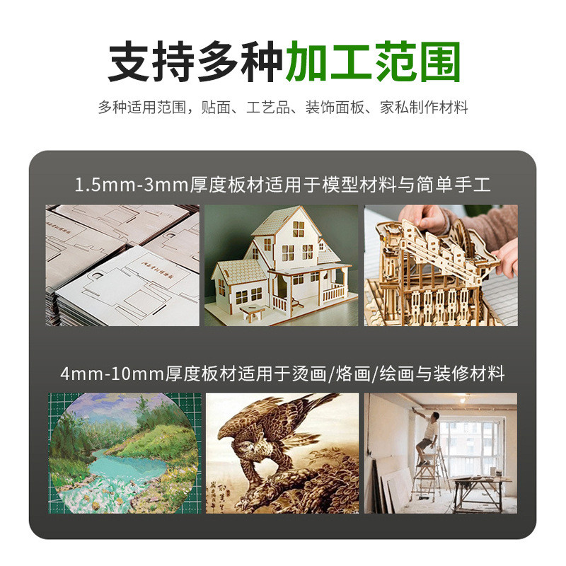 免漆木板镂铣板加密板9厘到18厘e1高密度板雕刻吸门塑柜体木板