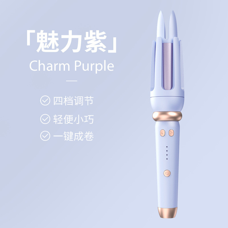 旋转电动自动卷发棒学生宿舍大波浪28mm不伤发自动卷发器电卷棒