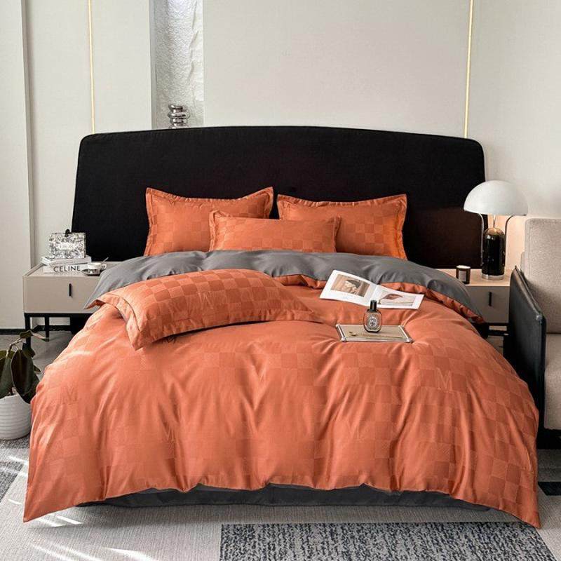 冰丝四件套轻奢水洗夏季高档裸睡床单被套天丝贡缎提花床笠三件套,床上用品,床品套件/四件套/多件套,淘宝优惠券,粉丝福利购,淘宝优惠卷