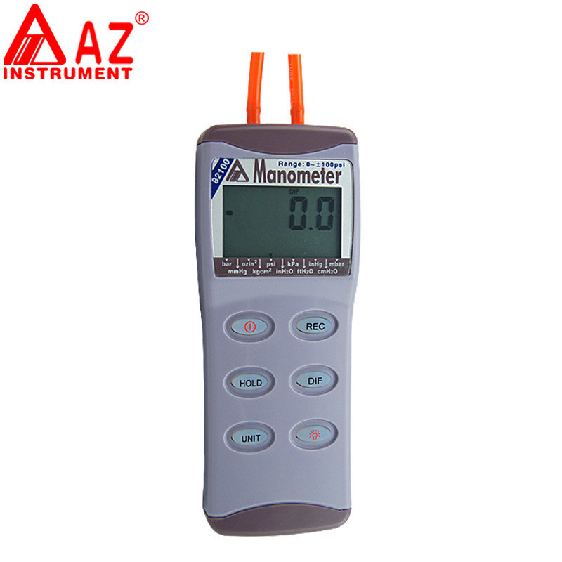 衡欣 AZ82100 智能压力计 数显压差表 电子式压差表 压力计压差表