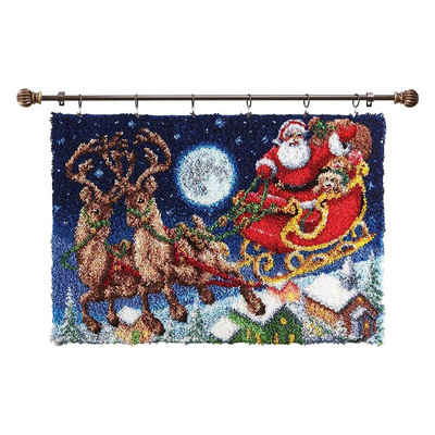 厂家批发毛线绣绣地毯段段diy优质挂毯引领潮流新风尚规格可选