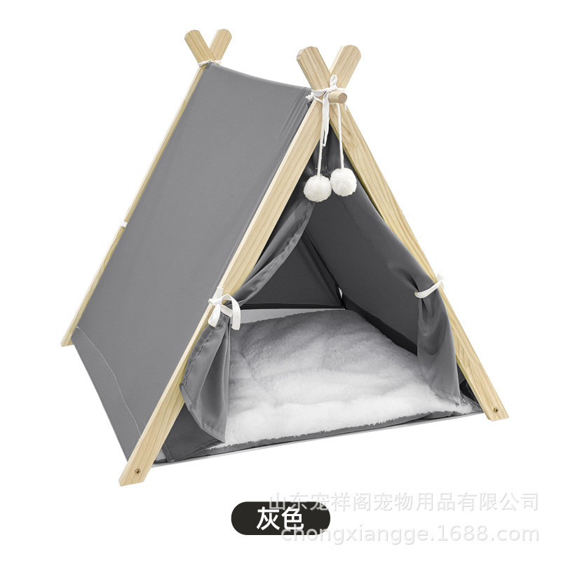 帐篷冬天保暖现货简约防风猫猫窝室内外半封闭猫产房猫房子