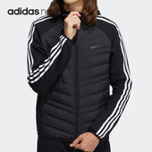 新款 NEO 男子休闲运动羽绒服H45248 阿迪达斯正品 Adidas