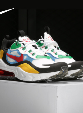 NIKE/耐克正品AIR MAX 270 REACT（GS）大童女子运动鞋 DB5938