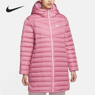 连帽运动保暖羽绒服 Nike 耐克正品 女子中长款 614 CU5092