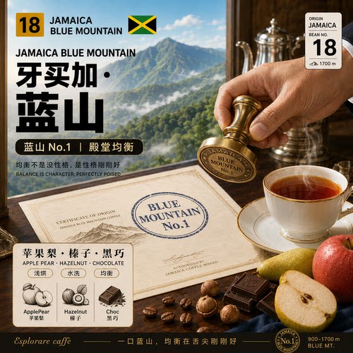 牙买加·蓝山一号·水洗处理·浅烘 庄园级手冲咖啡豆 454g