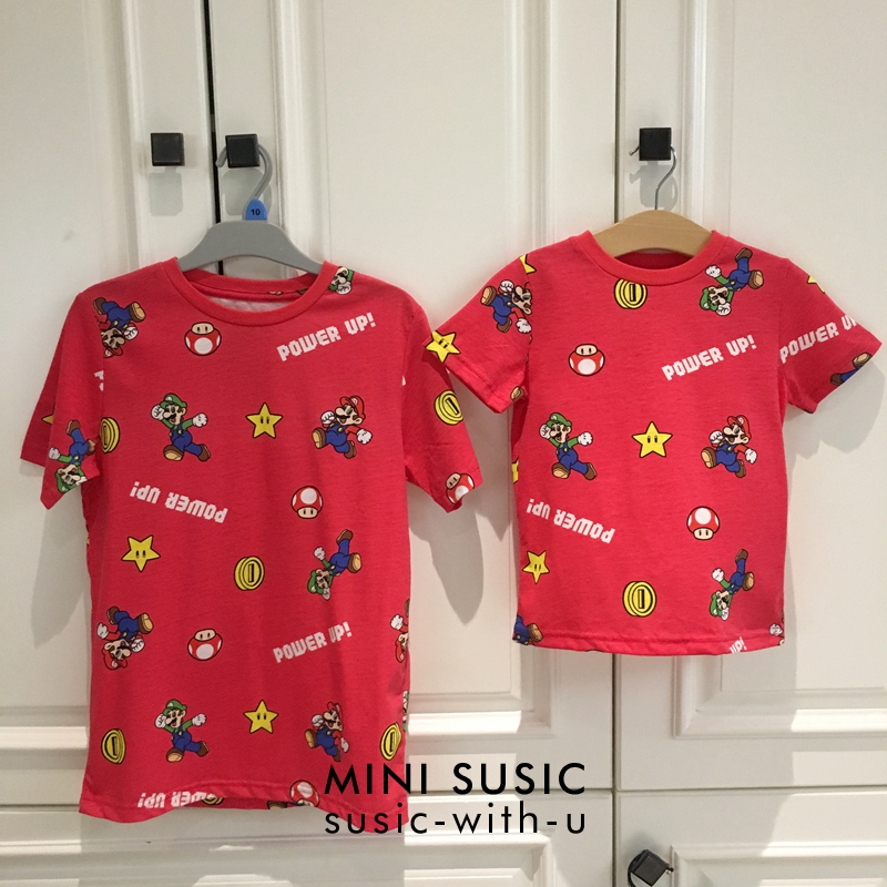 Parent-child T-shirt 2-7 men and women Mary Short sleeved T-shirt  60 cotton)Stain defectivein the Children/Baby/Family fitted , T-shirt  category - from Buy2taobao.com to provide professional Taobao agent buy service