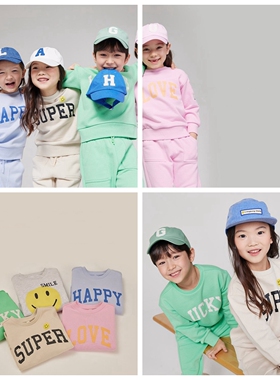 特价（原148）包邮自留100-150韩系男女春秋薄款卫衣套装