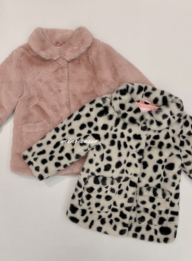 1-6女童女宝宝柔软仿皮草外套