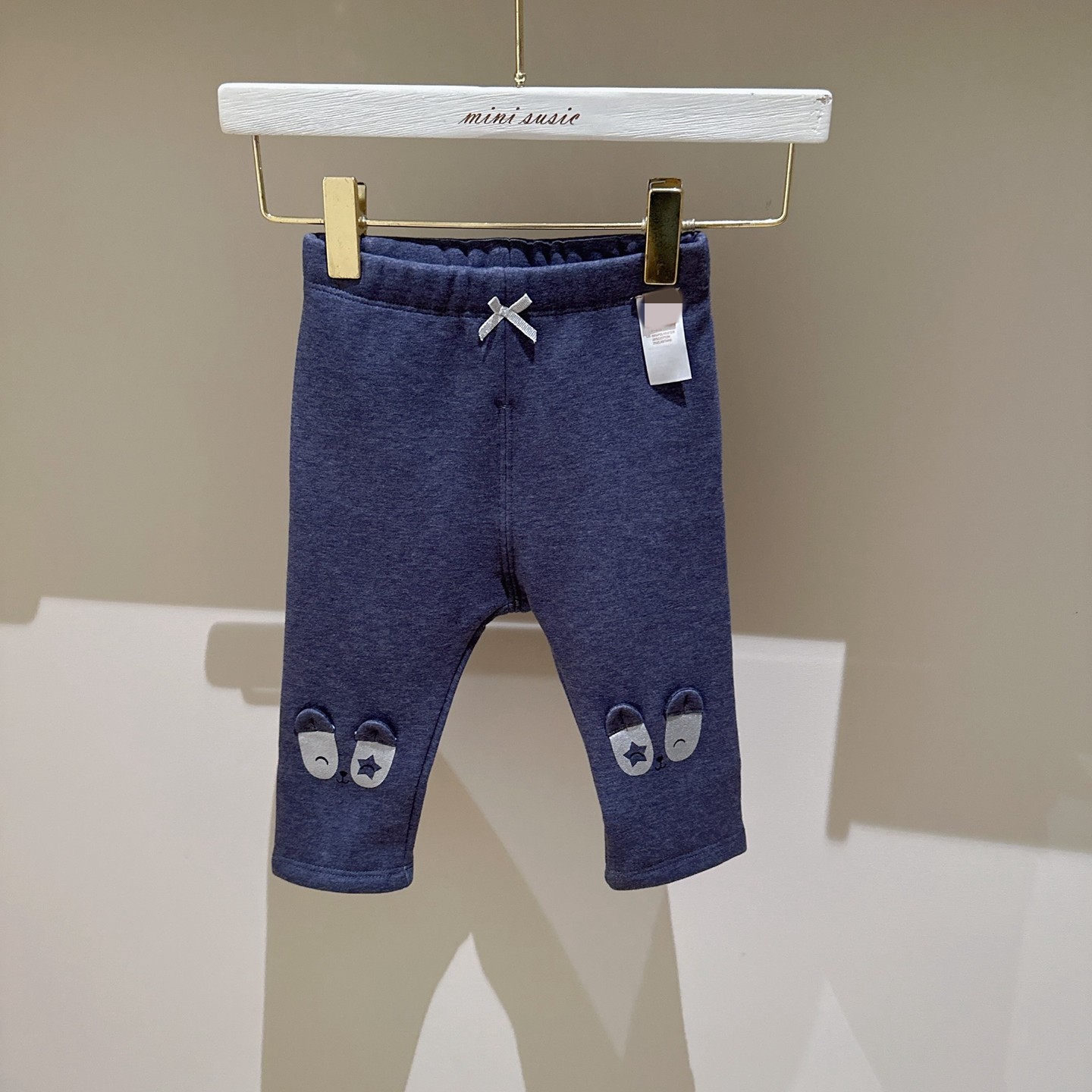 包邮断码1-7女童女宝宝两色加绒打底裤