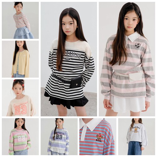 不断更新135-175韩系潮童设计师品牌be家女童中大童系列多款
