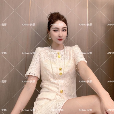2024夏季新款法式小香风连衣裙女气质名媛时尚高级感小个子短裙子