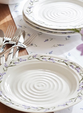 英国portmeirion波特美林薰衣草系列陶瓷欧式餐盘碗餐巾桌旗餐具
