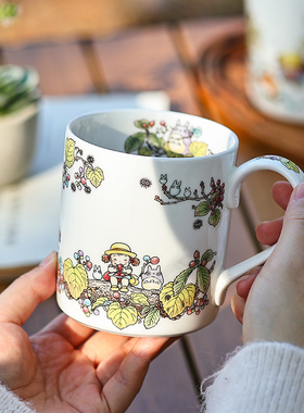日本Noritake则武吉卜力totoro宫崎骏龙猫马克杯骨瓷红茶杯咖啡杯