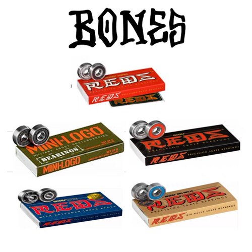 正品BONES REDS滑板轴承 高转速双翘长板陆地冲浪板鱼板专用轴承