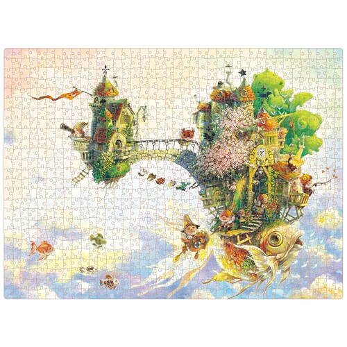 【拼图特价限量秒杀】Puzzlego版权到期经典款500片1000片减压