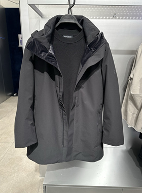 BAACE4115 太平鸟男装冬季新款鹅绒合体时尚连帽羽绒服百搭休闲潮